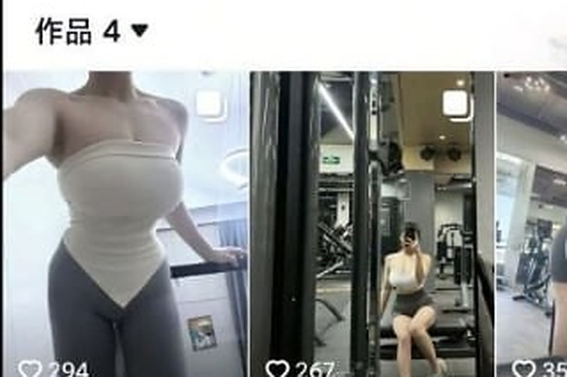 烤个红薯 巨乳网红老师 裸露私密部位 尽显极品肉体