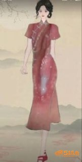 万福图 旗袍反差细节相关图片4