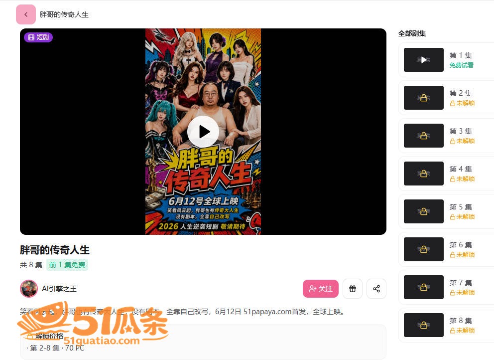 胖哥的传奇人生 肥猪相关图片1