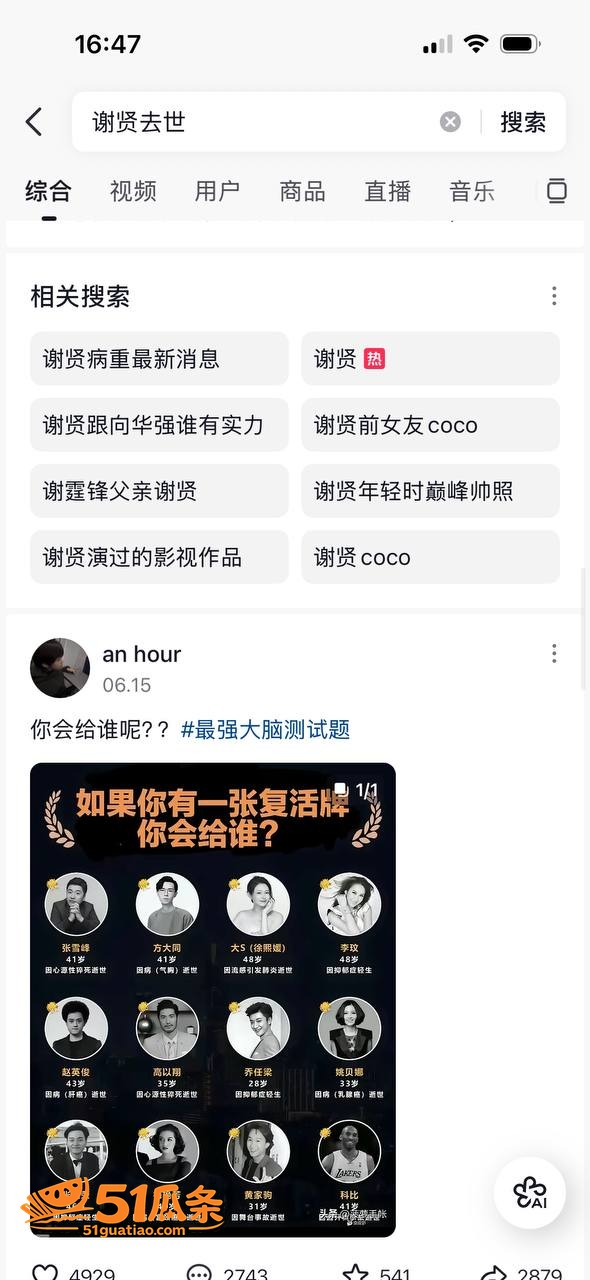 谢贤去世 享年89岁相关图片9