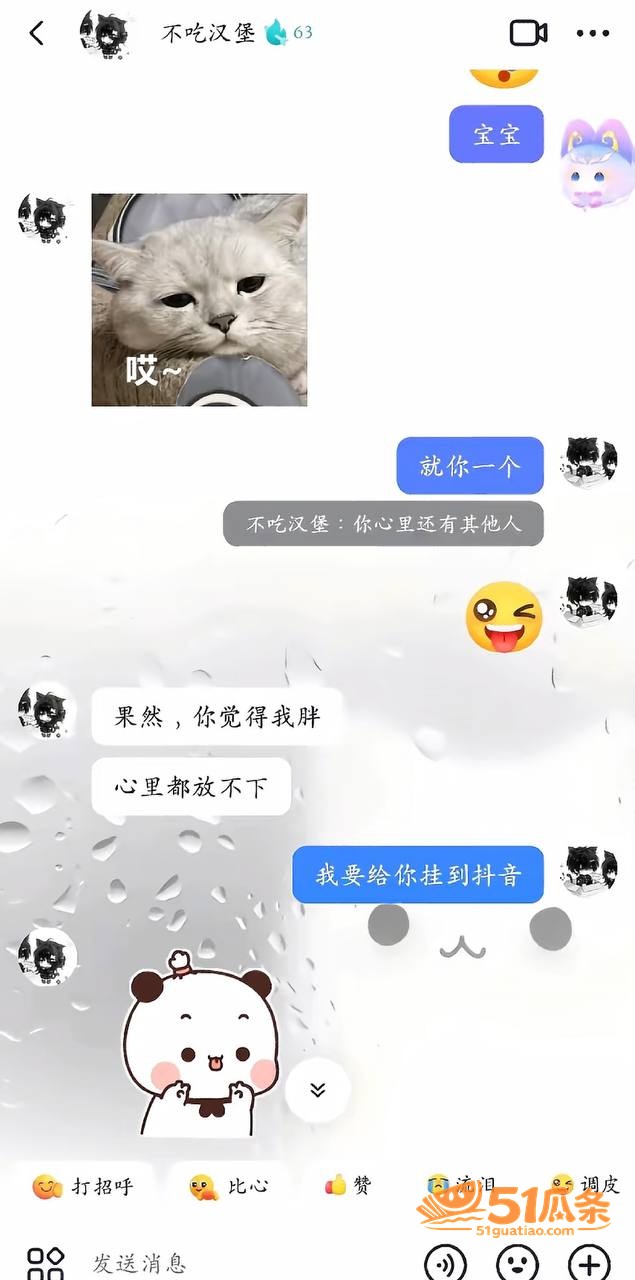 不吃汉堡 立单身人设相关图片9