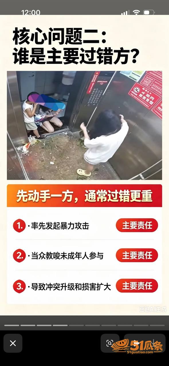 网红六六 电梯教唆儿相关图片6